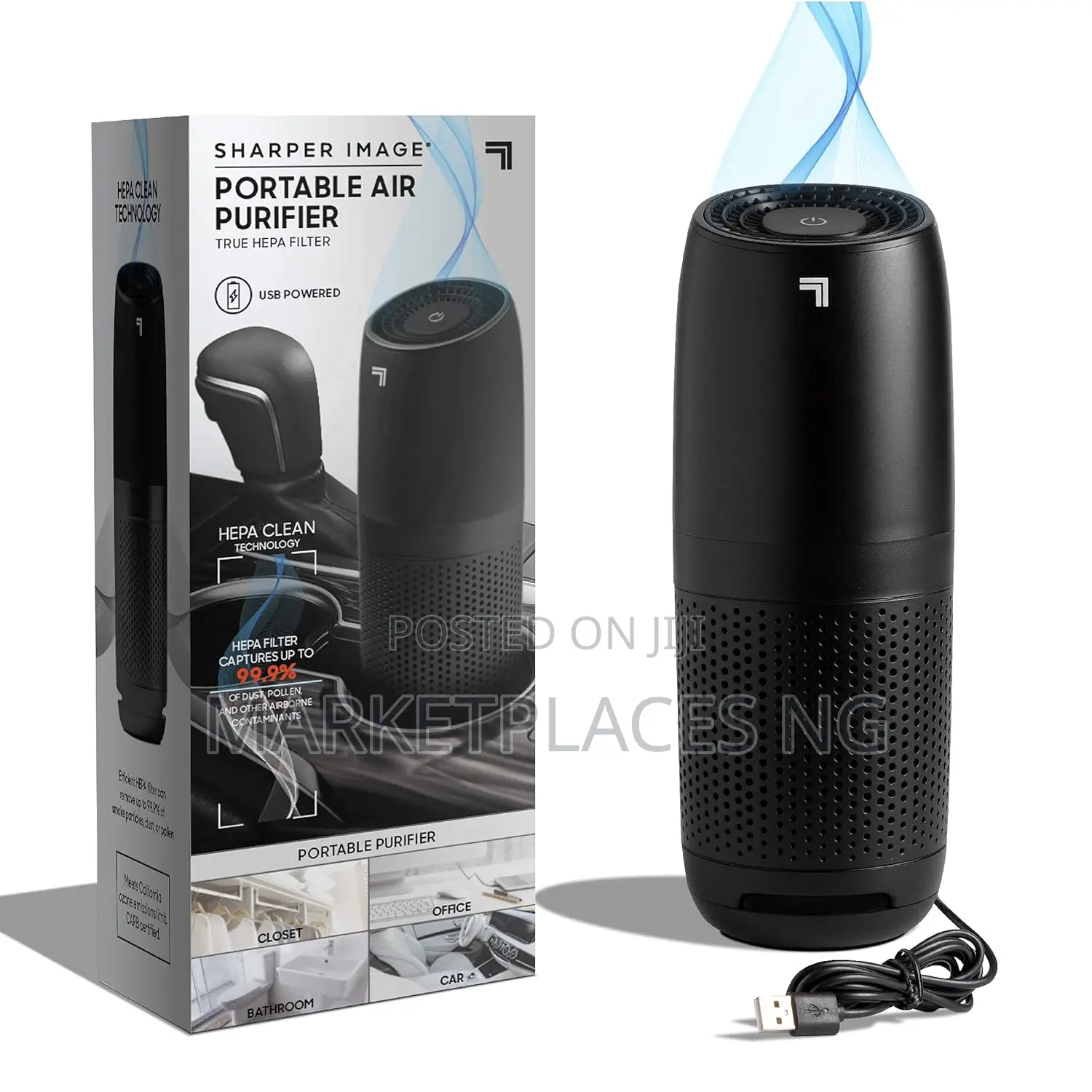 Sharper Image Portable HEPA Air Purifier