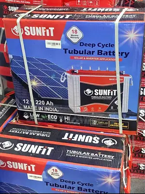 12v 220ah Sunfit Tall Tubular Solar Battery Available