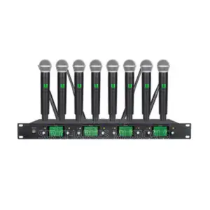 BNK BK8800 Professional Handheld 8 Channels UHF Wireless Mic