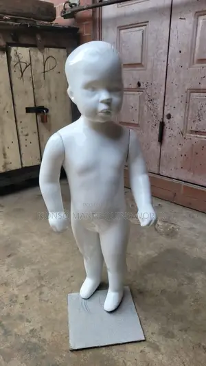 Age 0 to 2 Years Glossy White Kids Mannequins