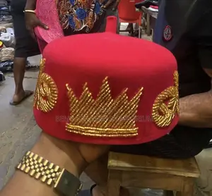 Traditional Igbo Red Cap