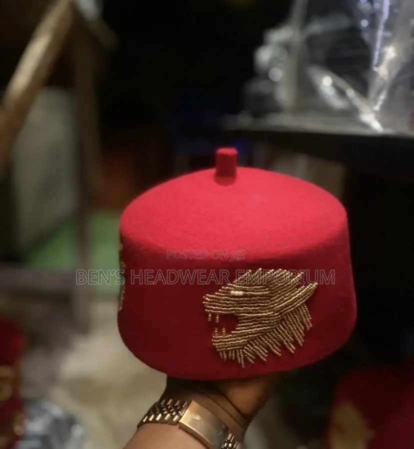 Traditional Igbo Red Cap