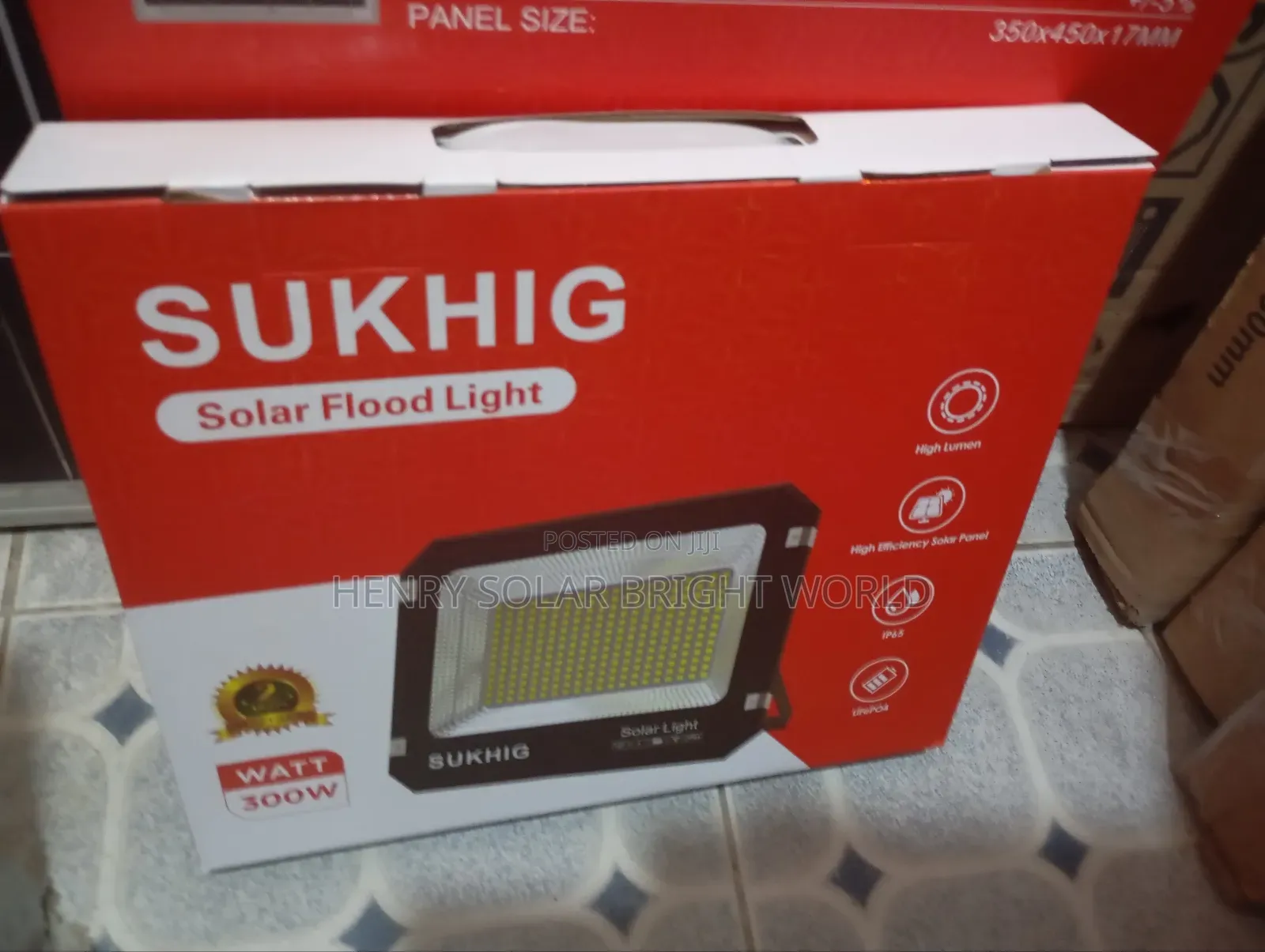 Sukhig Solar Flood Lights 300w
