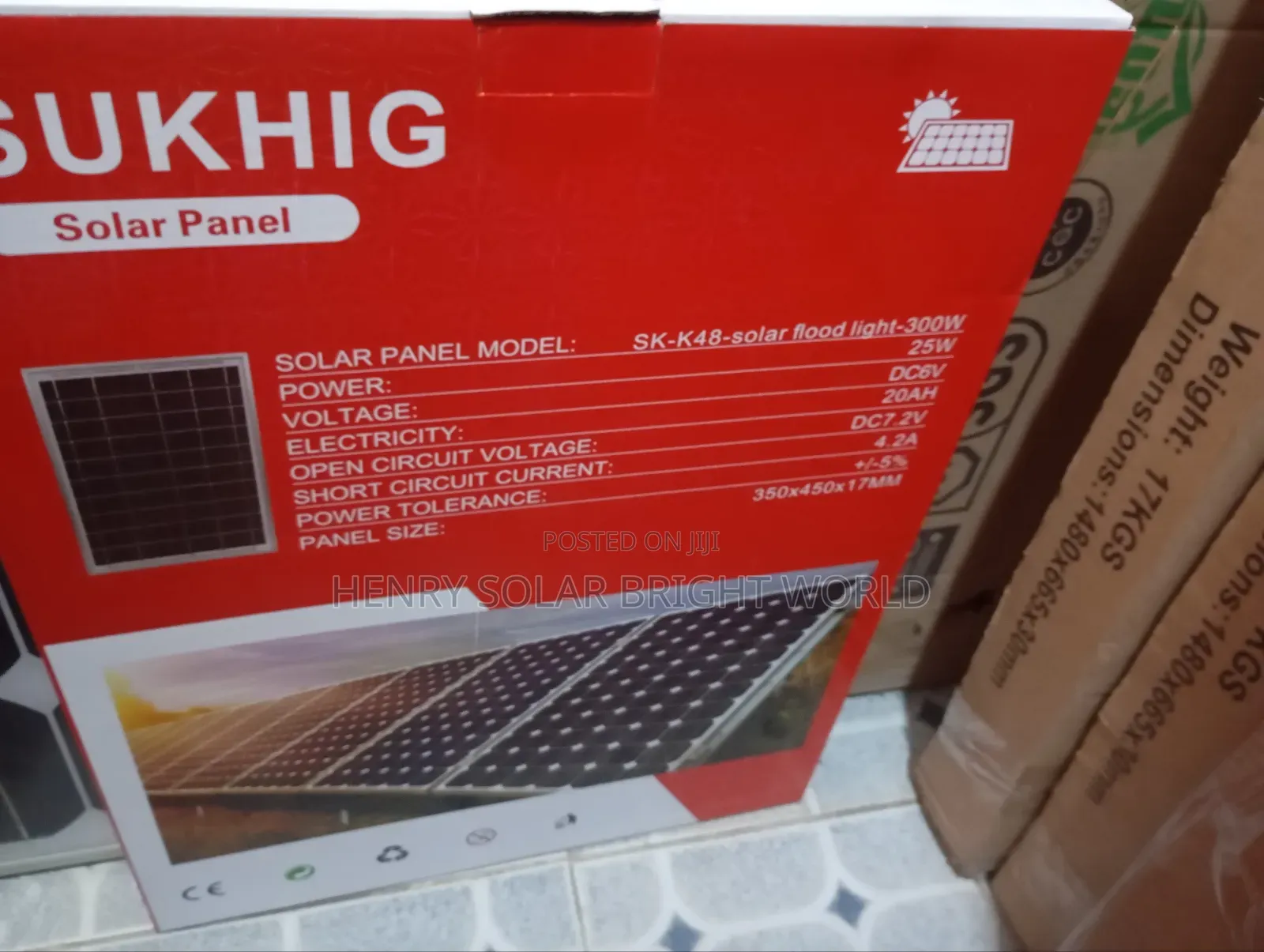 Sukhig Solar Flood Lights 300w