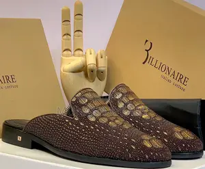 Billionaire Leather Half Shoe