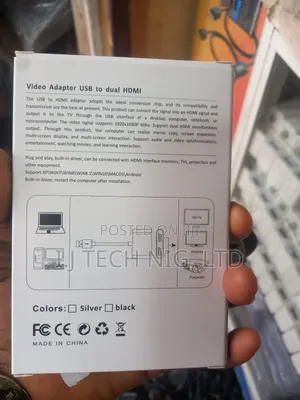 Usb to Dual Hdmi Adapter.