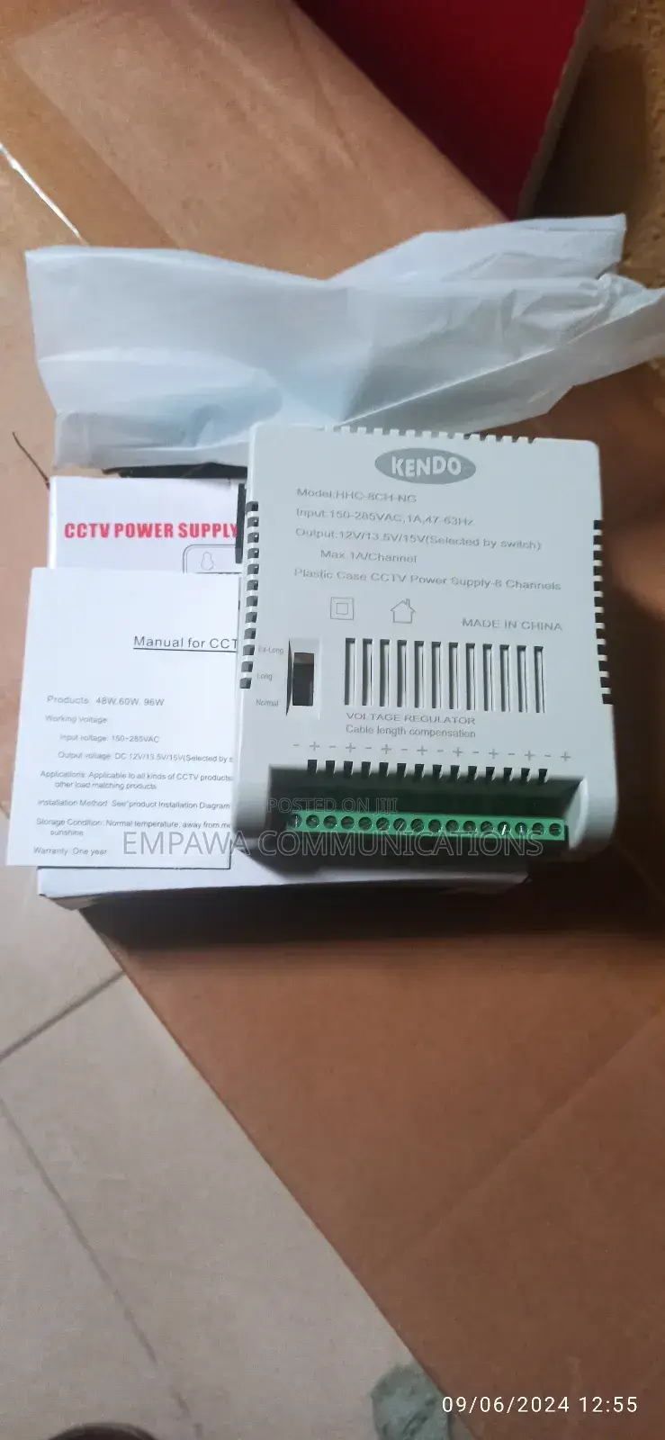 8ch CCTV Power Supply