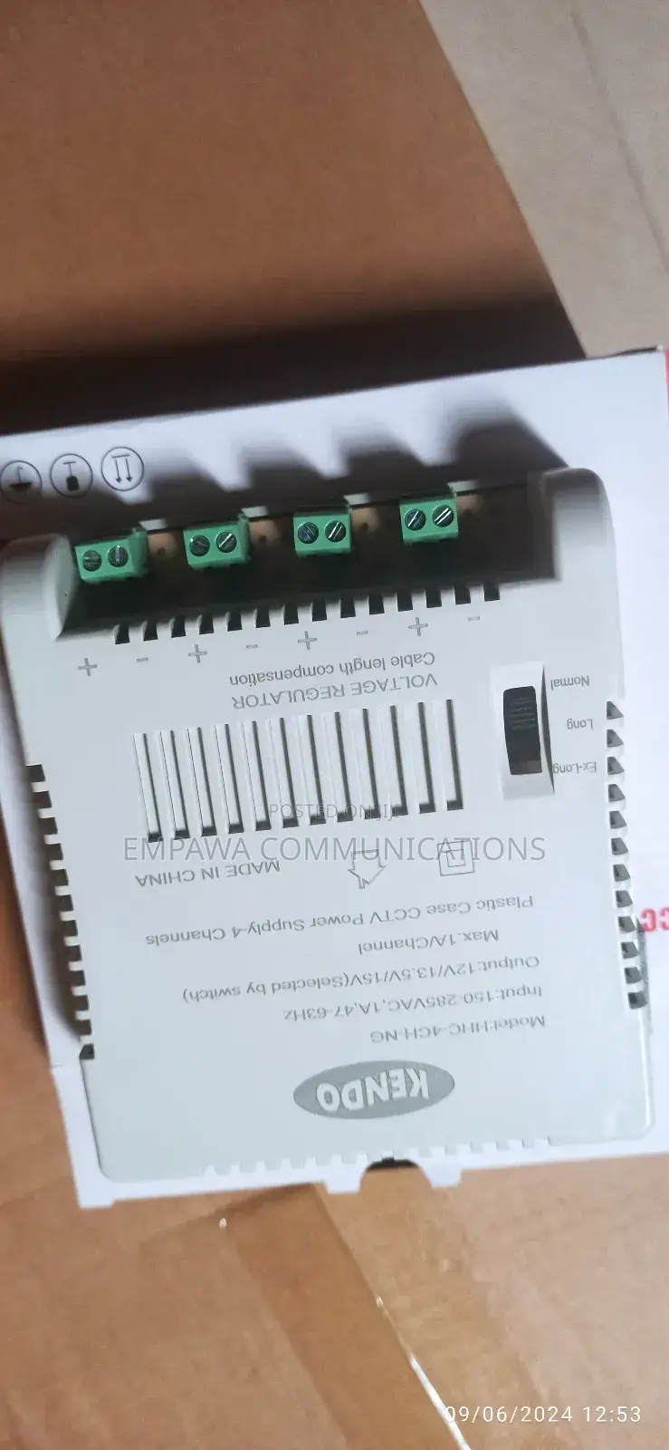 4CH CCTV Power Supply