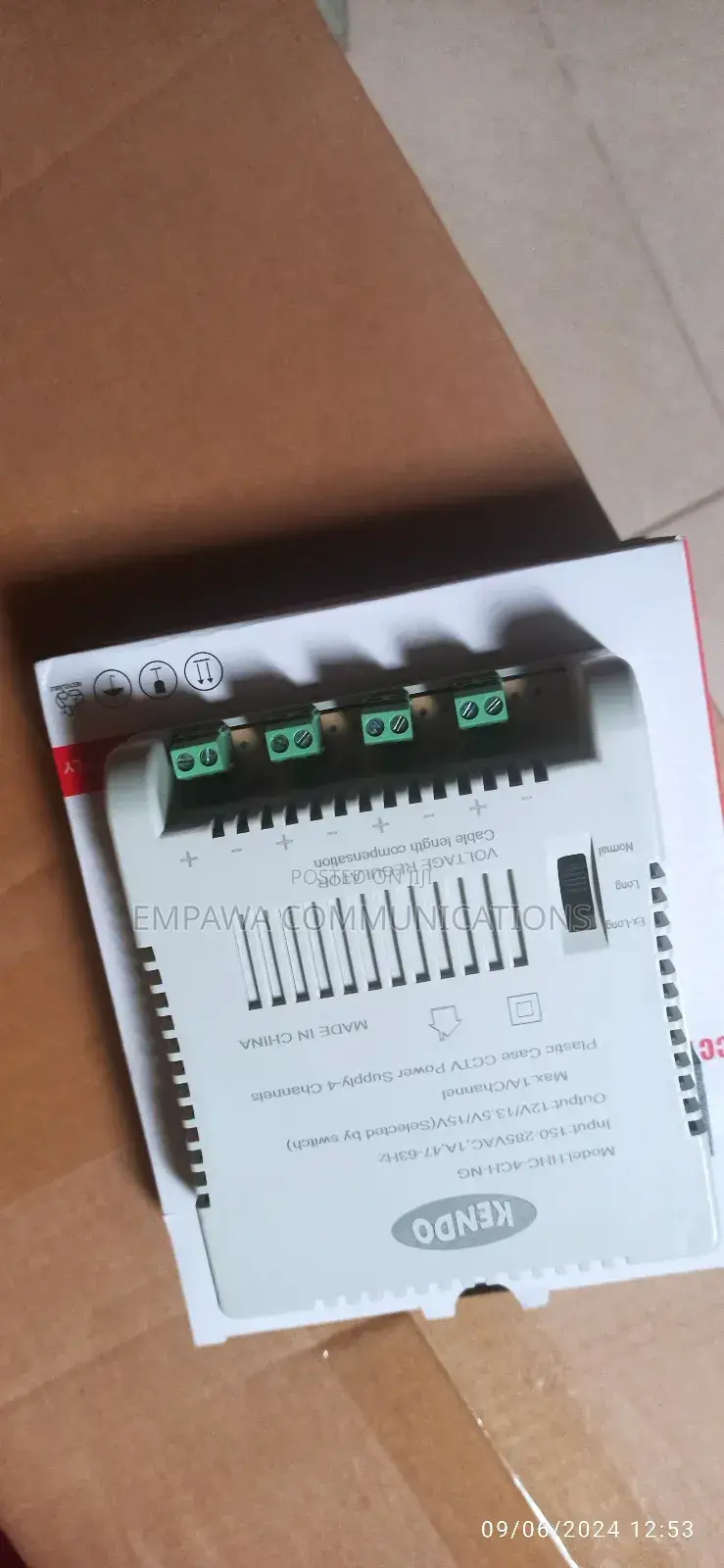 4CH CCTV Power Supply