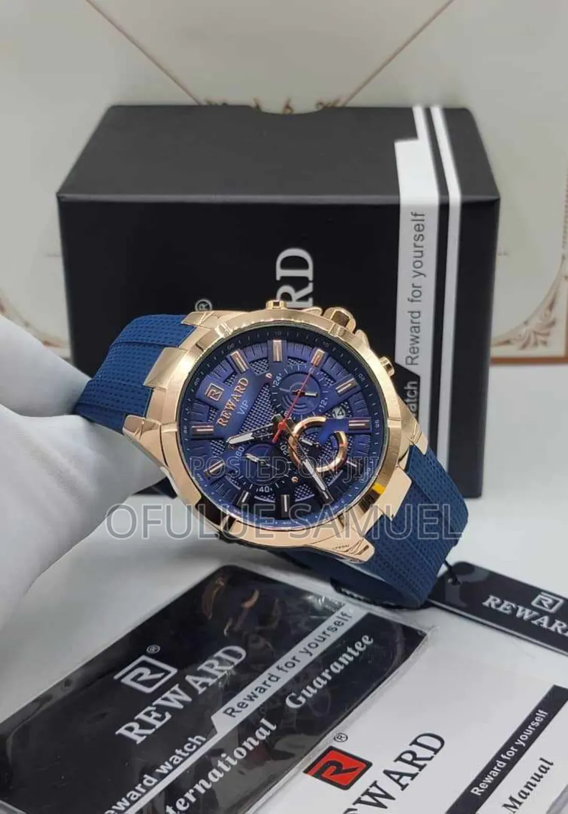 Reward Rubber Strap Wristwatch