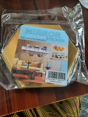 Gold Self Adhesive Mirror (12pcs)