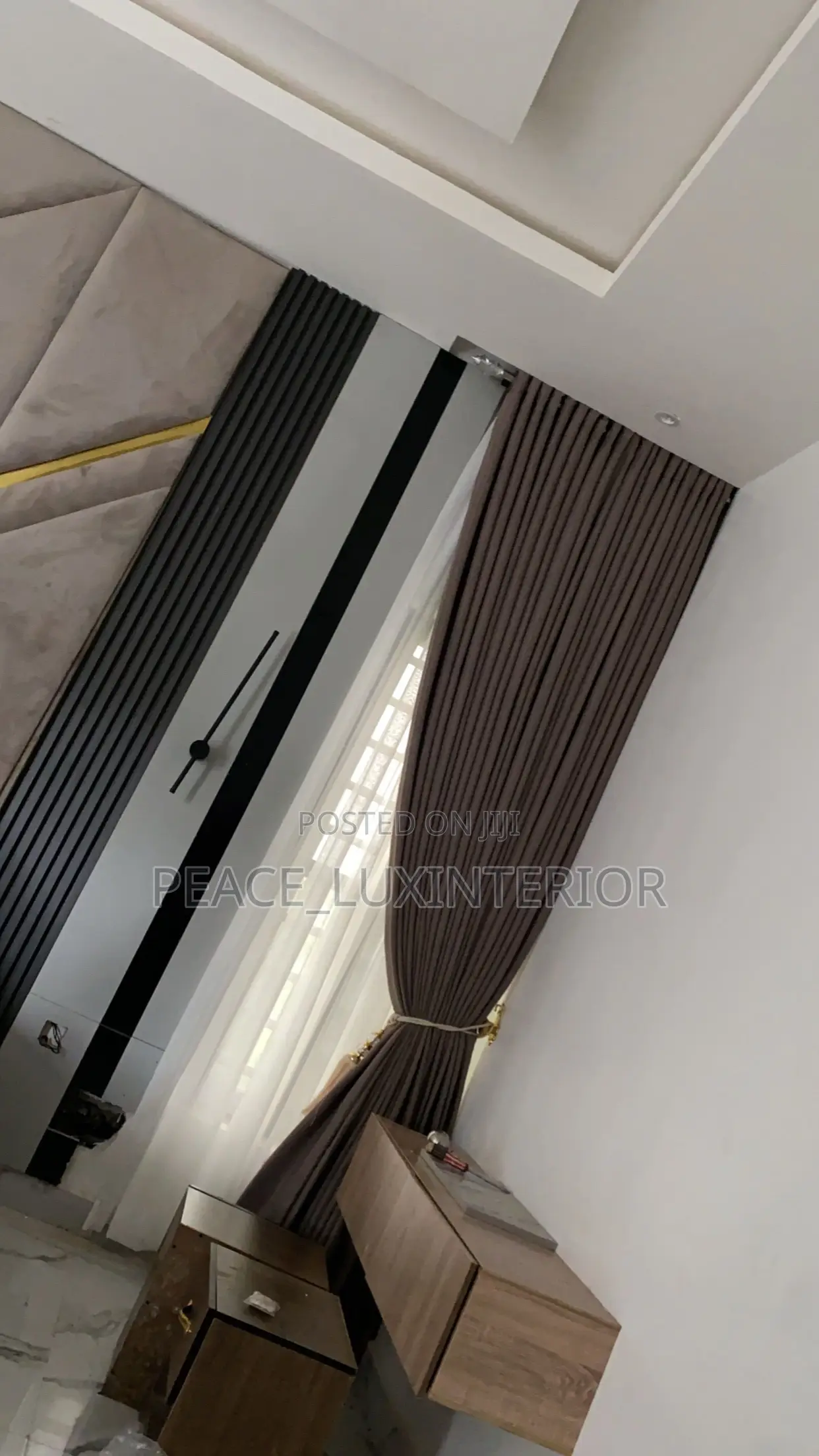 Brown Quality Curtain Fabric