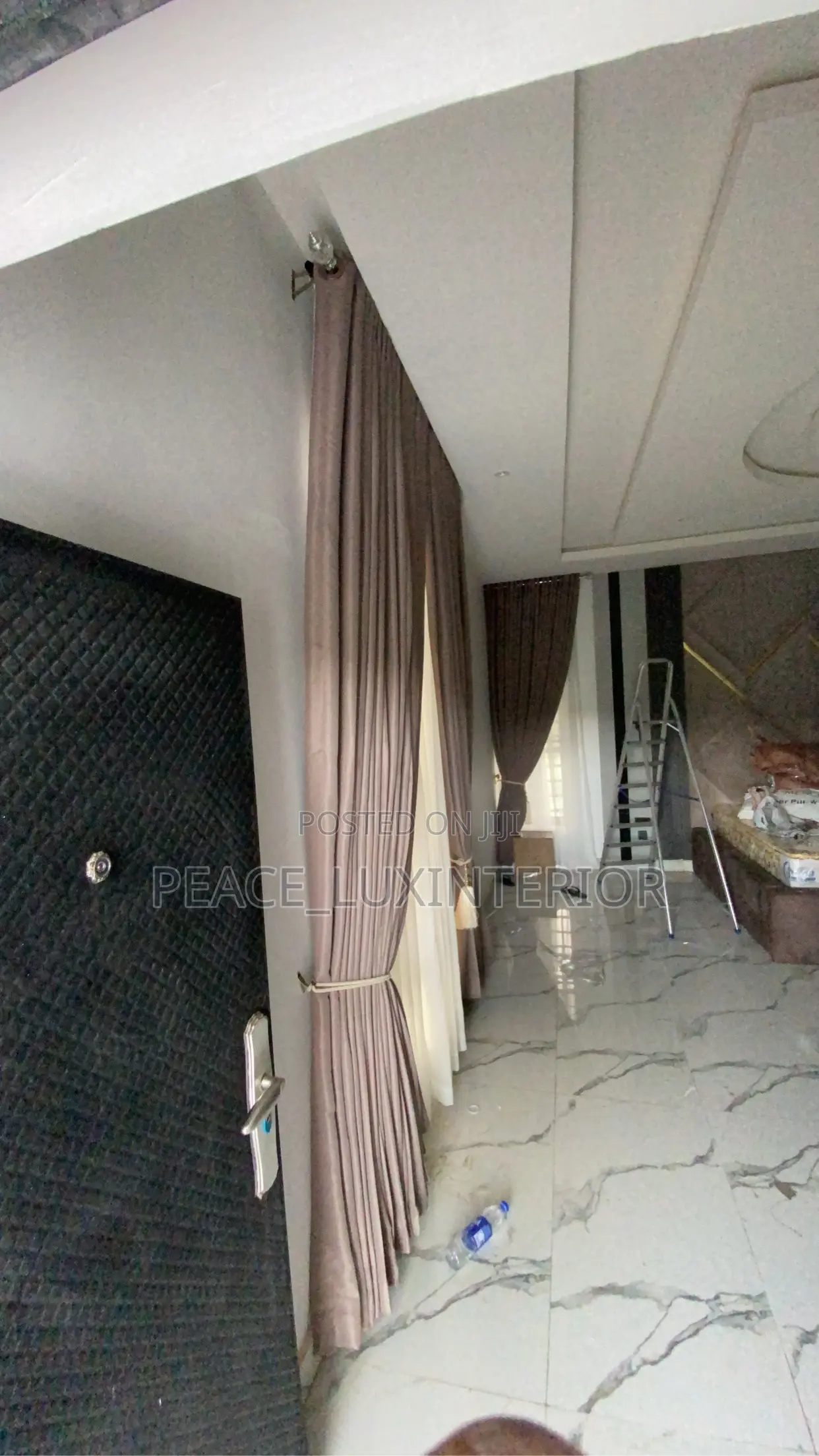 Brown Quality Curtain Fabric