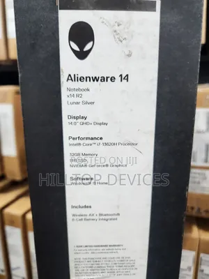 New Laptop Dell Alienware X14 32GB Intel Core I7 SSD 1T