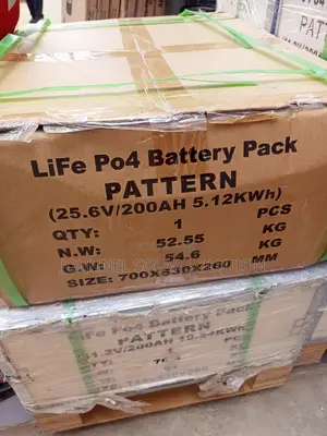 5.12kwh 25.5v PATTERN Solar Lithium Ion Battery