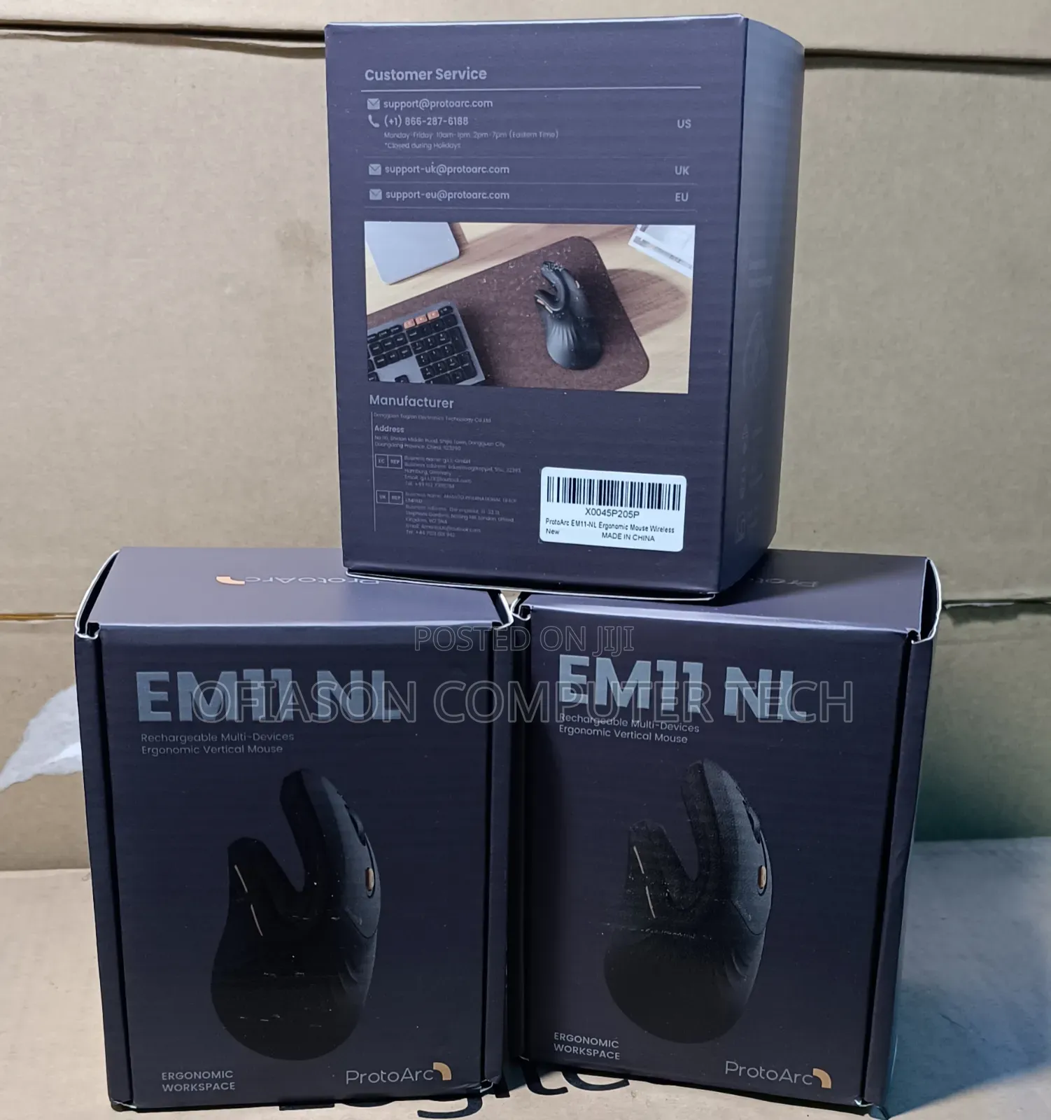 Protoarc Ergonomic Workspace Mouse Em11 Nl