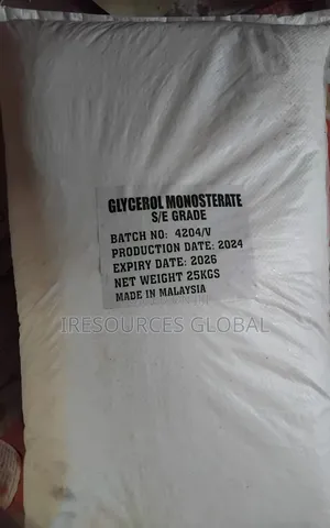 Glycerol Monostearate (Gms) Coas 25kg Bag for Ice Cream