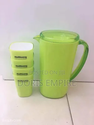 Acrylic Coloured Jug With 4cups Available Now