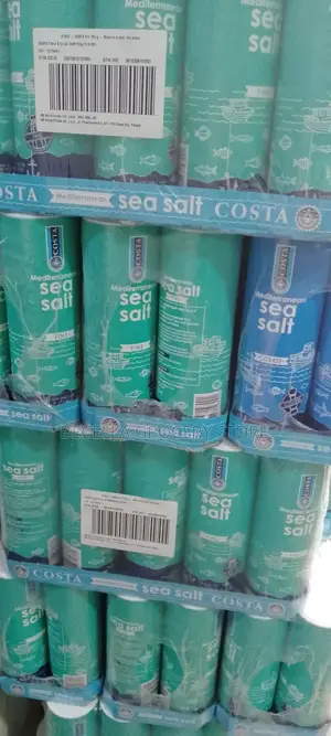 Mediterranean Sea Salt Fine and Coarse 750g × 10