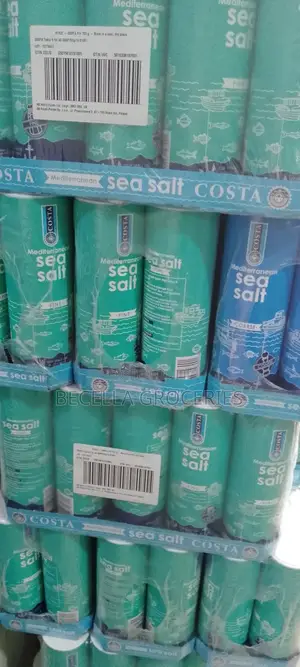 Mediterranean Sea Salt Fine and Coarse 750g × 10