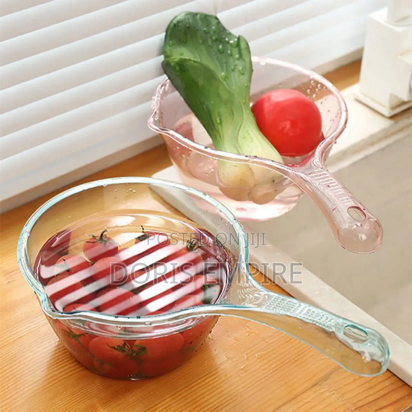 Transparent Multipurpose Long Handle Water Scoop