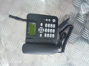 Photo - Wireless Phone With Antenna Radio Alarm Clock for Office