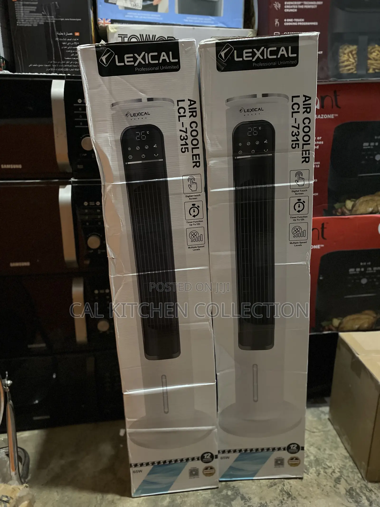 Lexical Tower Fan With Air Cooler