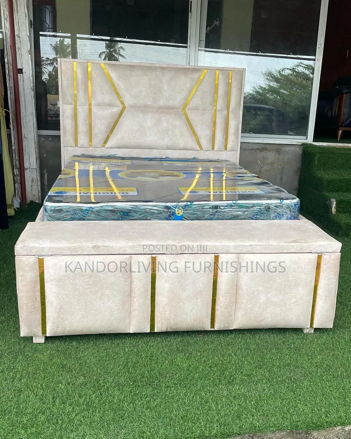 Smart Finished Padded Bed Frame