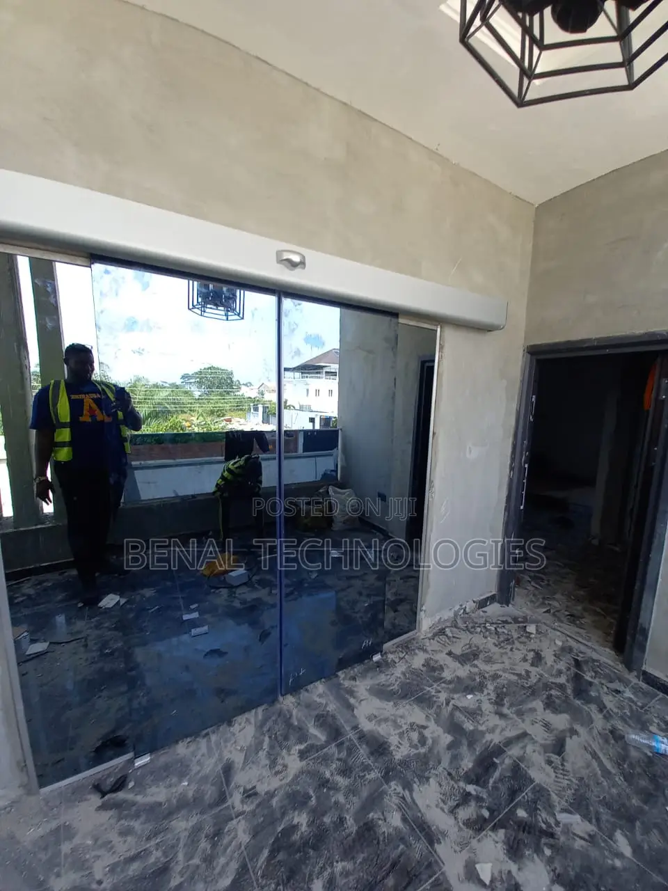Automatic Motion-Detection Entry Door