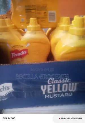 Burman's Traditional Yellow Mustard 12×567g