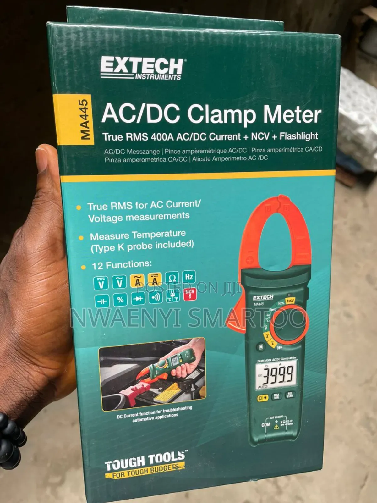 Extech AC/DC Clamp Meter