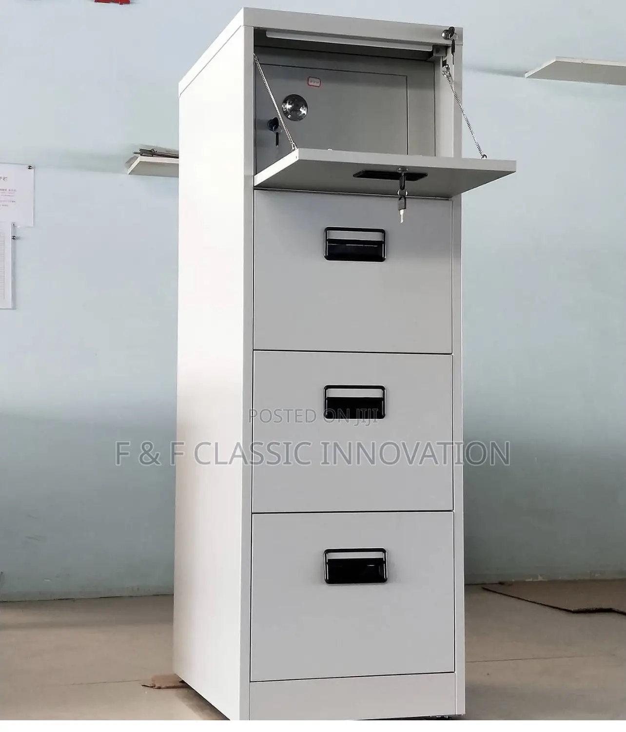 4~Drawer Filing Cabinet With Dial Combination