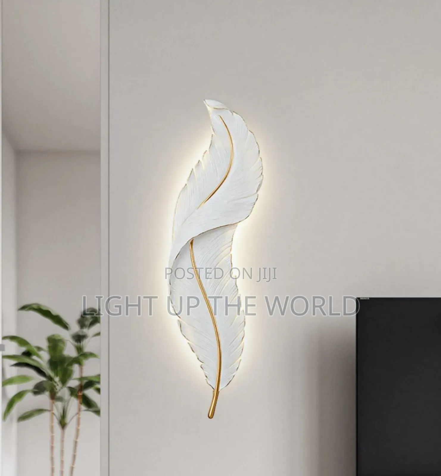 Nordic Leaf Led Wall Light