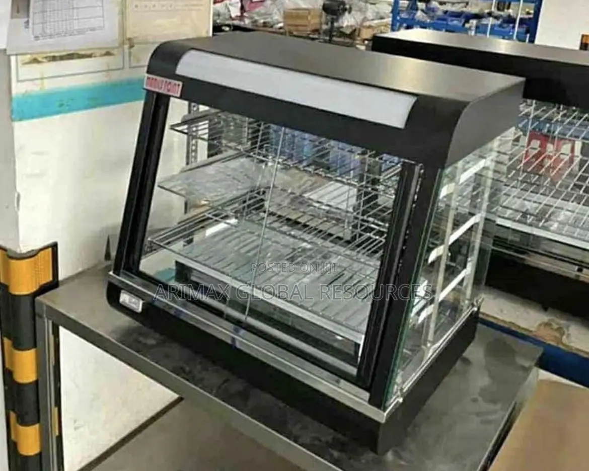 2ft Black Snack Display Warmer
