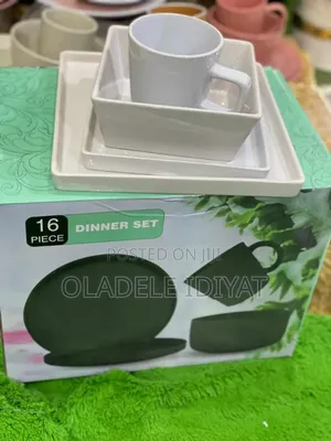 16pcs Dinner Set Square and Circle