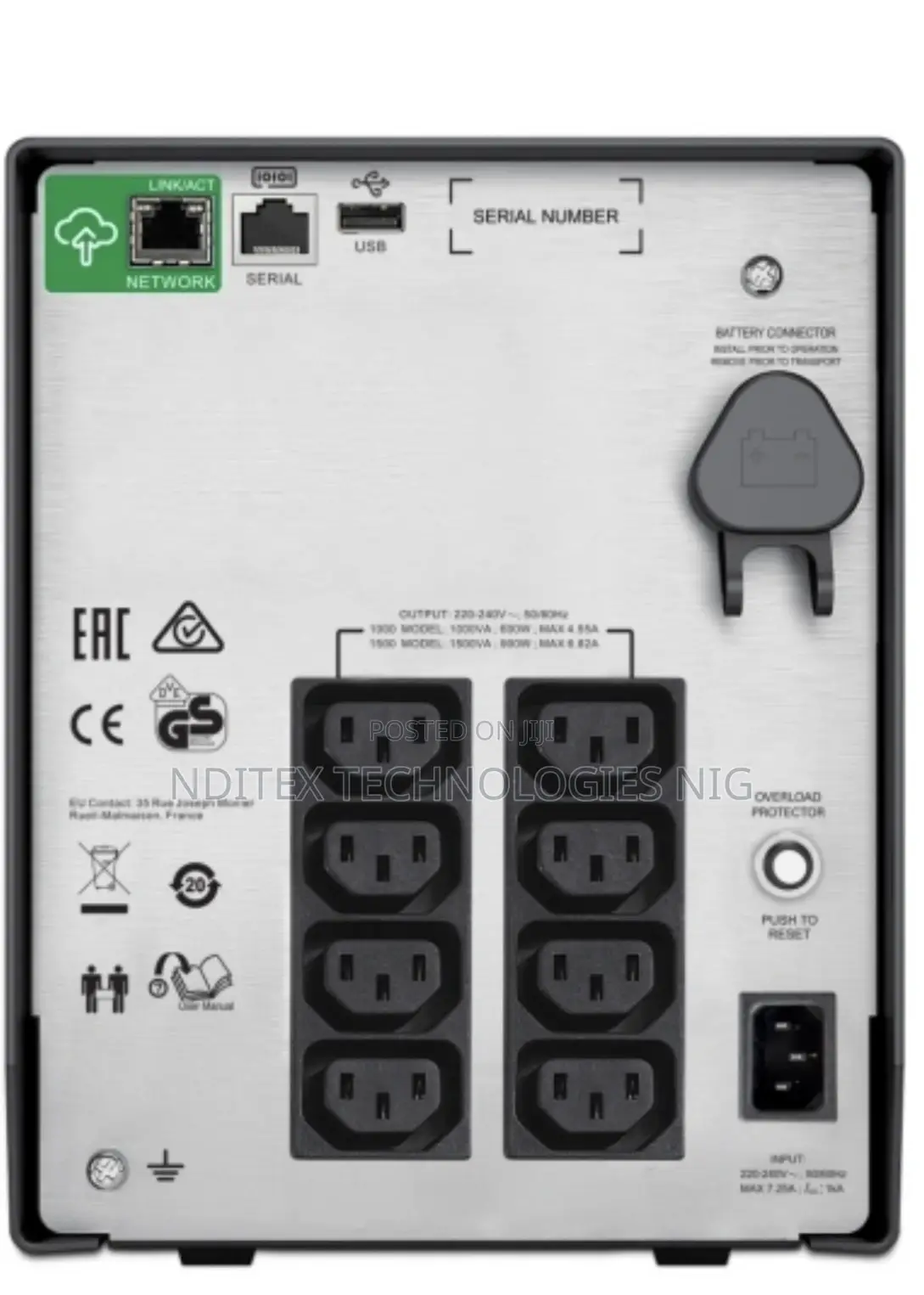 APC Smart-C1500va Tower UPS