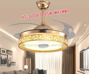 Fan Chandelier Light With Bluetooth Mp3