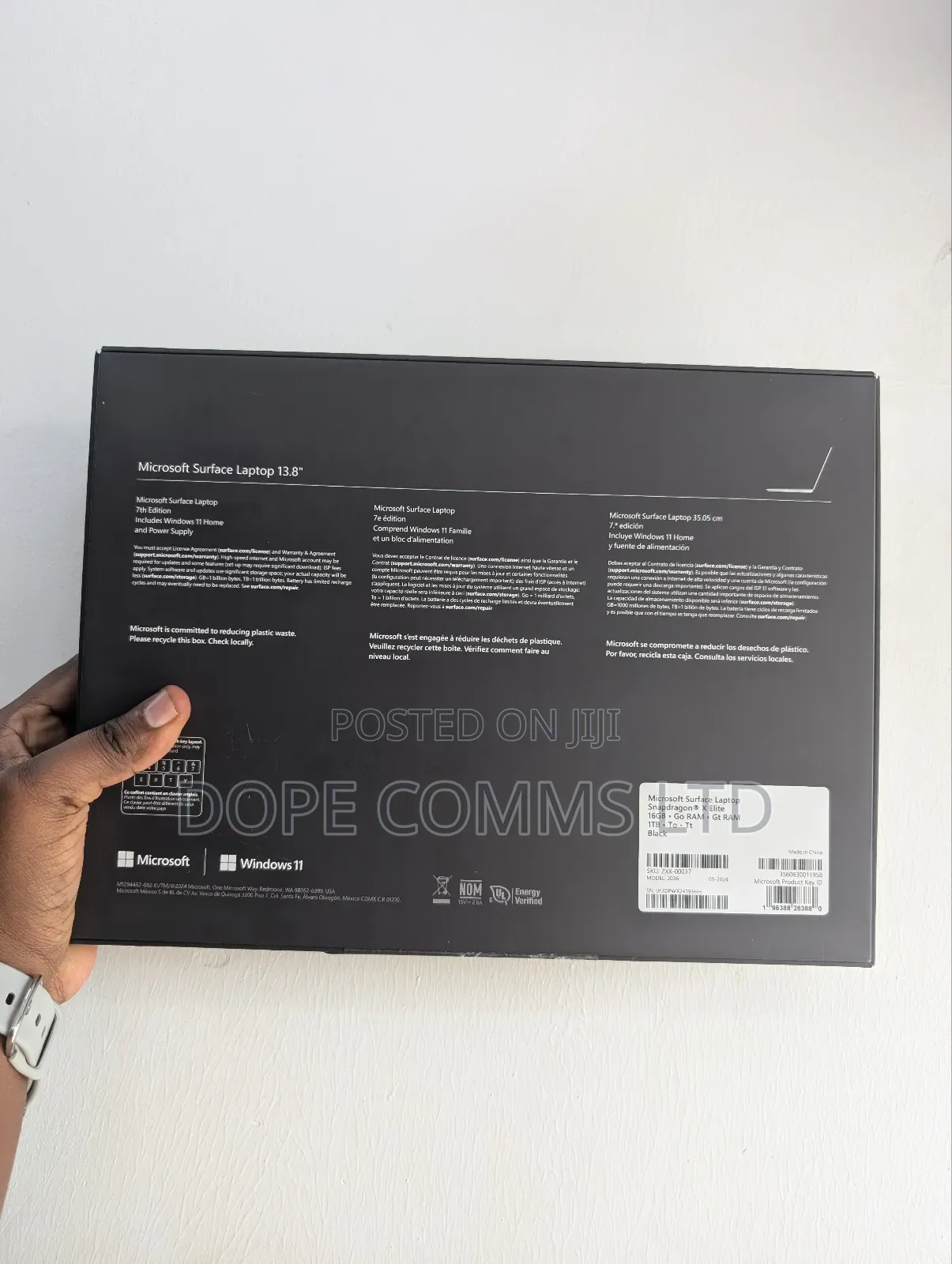 New Laptop Microsoft Surface Laptop 7 16GB SSD 1T