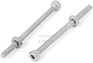 M2x30mm Hex Socket Head Knurled Cap Screws Bolts Nuts 30pcs