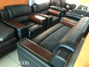 High Quality Set of Leather Sofa Chair