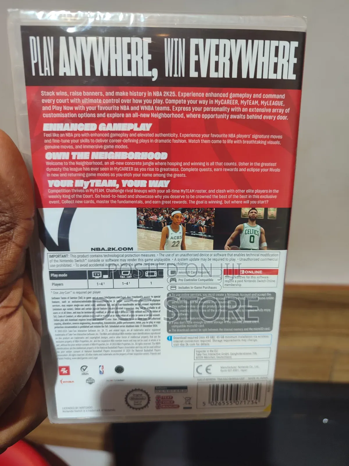 Nintendo Switch 2k25 NBA Game (2024)