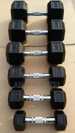 Hexagon Dumbells 5kg-50kg Available