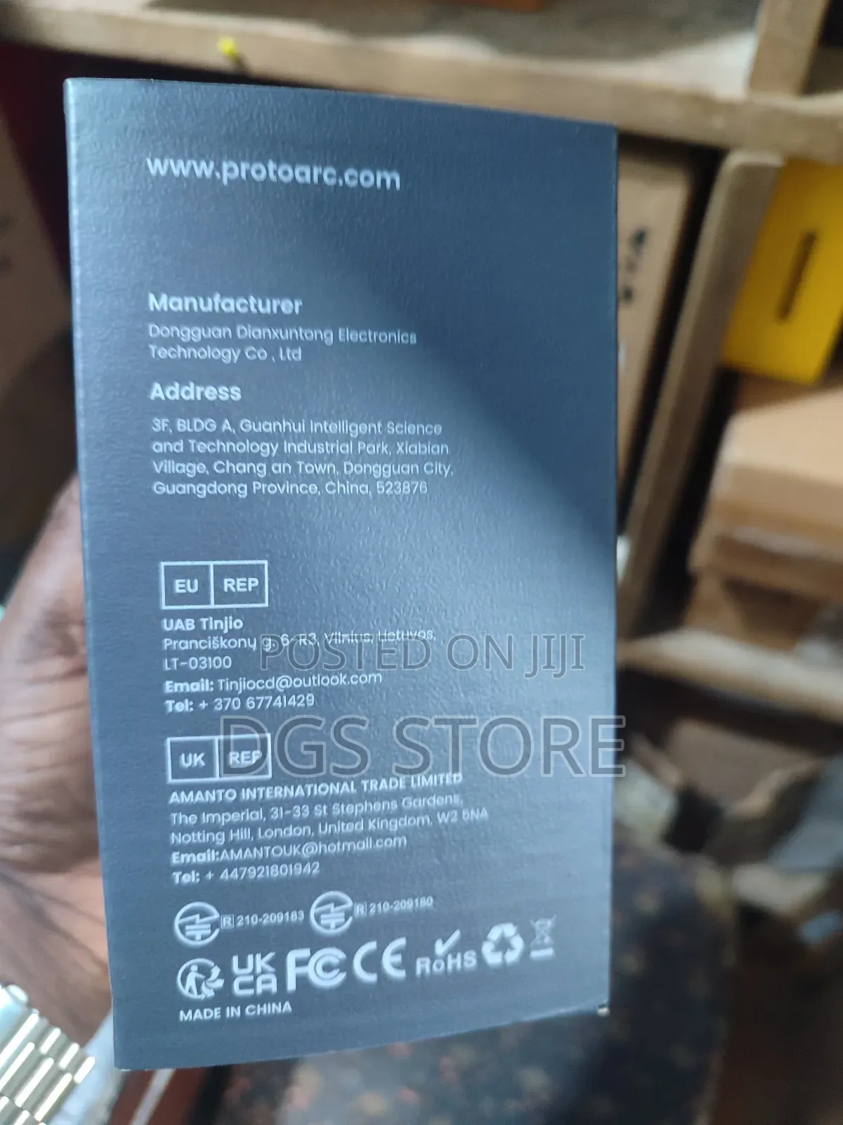 Portoarc EM01 NL Ergonomic Wireless Trackball Mouse
