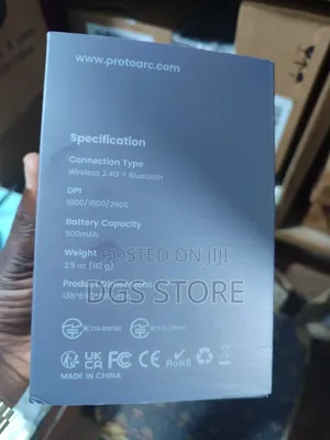 Protoarc Em11 Nl Rechargeable Multi Device Mouse Vertical