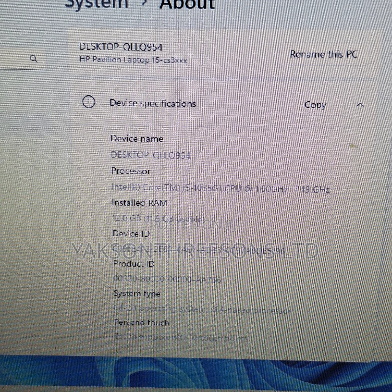 Laptop HP Pavilion 15t 12GB Intel Core I5 SSD 512GB