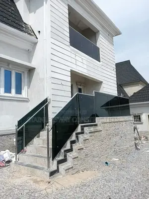 Dark Grey Glass Balcony: Where Shadows Meet Serenity