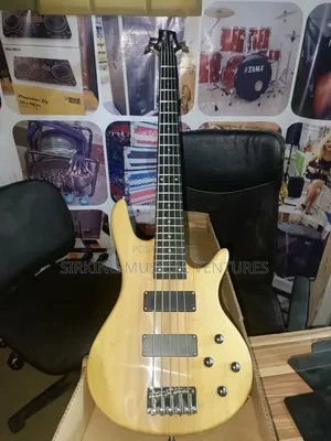 5 Strings Bass Guitar 24 Flex With Belt, Bag Extra Strings