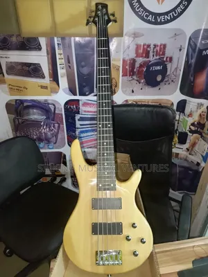 5 Strings Bass Guitar 24 Flex With Belt, Bag Extra Strings