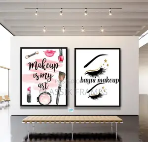 Hd Framed Makeup Digi Painting Wall Art