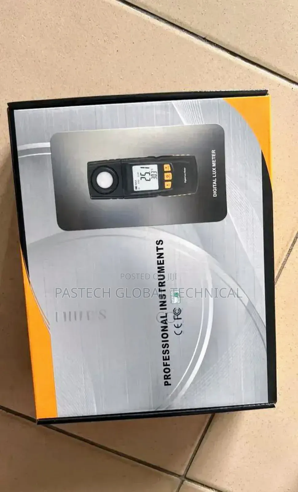 Handheld Temperature Light Lux Meter Luminometer 2in1